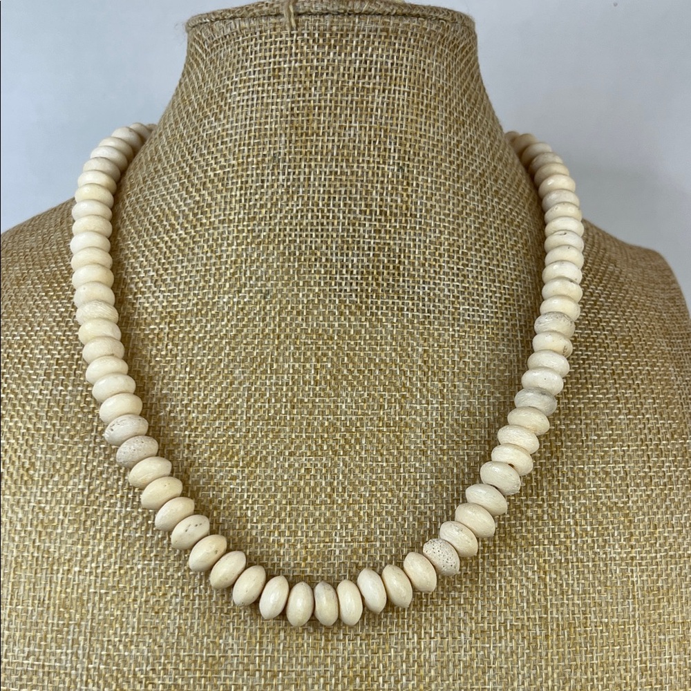 Vintage Bone Tribal Style  Necklace